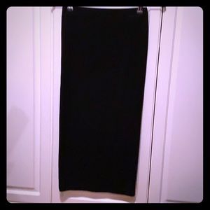 Black Cotton pencil skirt! WORN ONE TIME!